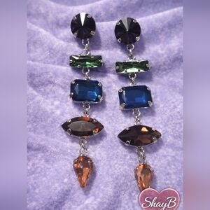 Multicolor Statement Earrings